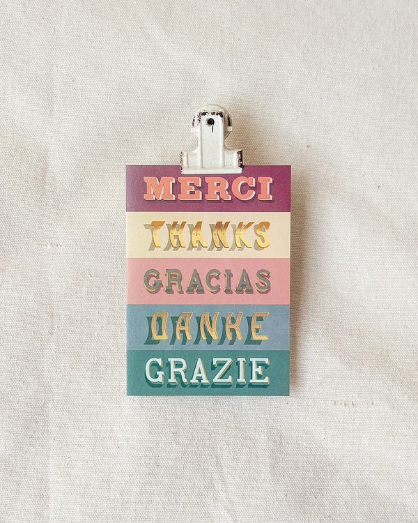 All the Thanks Card
